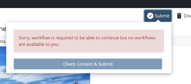 image of the error, with text that says