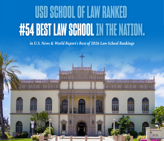 USD School of Law #54 Ranking